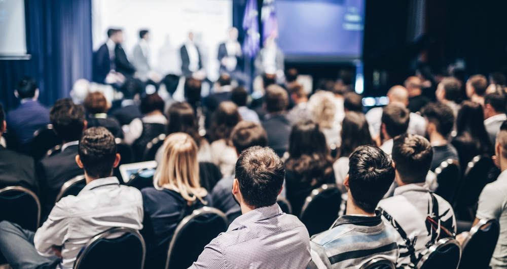 Speaker,Giving,A,Talk,In,Conference,Hall,At,Business,Event.